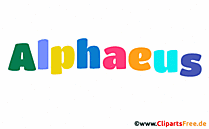 Alphaeus Vorname für Jungen - Babyvornamen als animierte Bilder