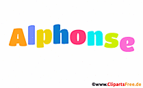 Alphonse Bild mit Namen - Kindernamen Gif Bilder