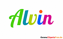 Alvin Bild mit Namen - Kindernamen Gif Bilder