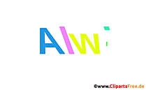 Alwin Vorname für Jungen animiertes Deko Bild