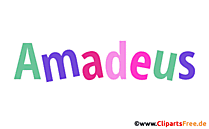 Amadeus Bild mit Namen - Kindernamen Gif Bilder