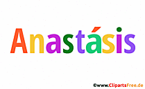 Anastásis Vorname für Jungen - Babyvornamen als animierte Bilder