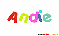 Andie Bild mit Namen - Kindernamen Gif Bilder