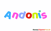 Andonis Vorname für Jungen - Baby Vornamen als Bilder