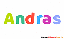 Andras Bild mit Namen - Animierte Bilder mit Vornamen