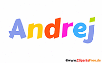 Andrej Bild mit Namen -  Bilder mit Baby Vornamen