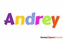 Andrey persönliches Namensbild -  Bilder mit Vornamen