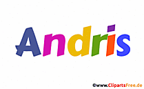 Andris Vorname für Jungen - Bilder mit Namen