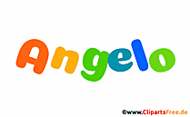Angelo Bild mit Namen - Kindernamen Gif Bilder