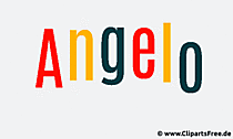 Angelo Vorname für Jungen Gif animiert