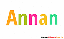 Annan Bild mit Namen - Animierte Bilder mit Vornamen