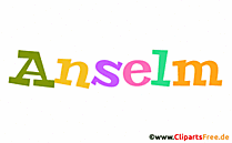 Anselm Vorname für Jungen - Baby Vornamen als Bilder
