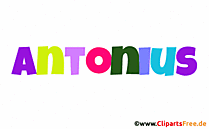 Antonius persönliches Namensbild -  Bilder mit Vornamen