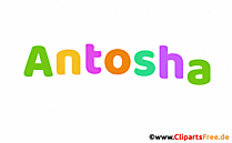 Antosha Vorname für Jungen - Bilder mit Namen
