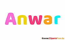 Anwar Vorname für Jungen - Bilder mit Babyvornamen