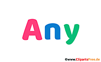 Any Vorname Bild mit Deko Schrift - Vornamen für Jungs