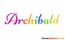 Archibald Vorname für Jungen - Baby Vornamen als Bilder