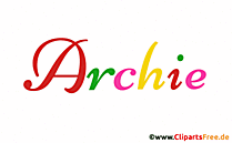 Archie Vorname für Jungen - Bilder mit Namen