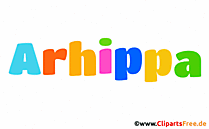 Arhippa Bild mit Namen -  Bilder mit Baby Vornamen