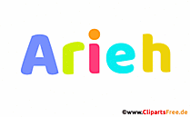 Arieh Bild mit Namen - Kindernamen Gif Bilder