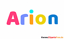 Arion Bild mit Namen -  Bilder mit Baby Vornamen