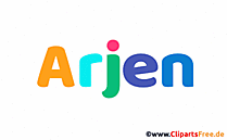 Arjen persönliches Namensbild -  Bilder mit Vornamen