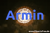 Armin Vorname, Bedeutung: Lateinische Form eines Irmin-Namens. Irmin war ein germanischer Stammesgott