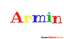 Armin Vorname für Jungen animiertes Deko Bild