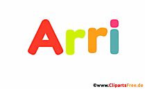 Arri Bild mit Namen - Kindernamen Gif Bilder