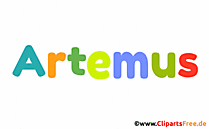 Artemus Bild mit Namen - Animierte Bilder mit Vornamen