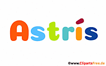 Astrís persönliches Namensbild -  Bilder mit Vornamen