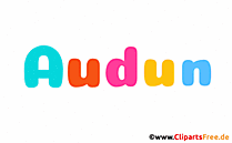 Audun Name für Jungen - Animierte Bilder mit Vornamen