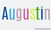 Augustin Vorname für Jungen - Babynamen als Gifs animiert