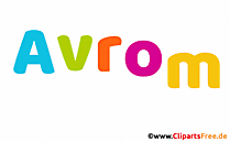 Avrom Vorname für Jungen - Baby Vornamen als Bilder