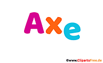 Axe Bild mit Namen -  Bilder mit Baby Vornamen