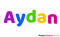 Aydan Vorname für Jungen - Bilder mit Babyvornamen