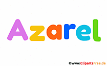 Azarel Junge Vorname Bild im Gif-Format animiert