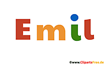 Emil Vorname für Jungen - beliebter Babyvorname Gif animiert