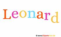 Leonard Vorname als Gif-Animation