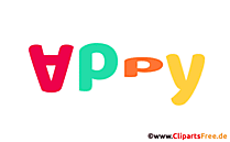 Abby Mädchenname aus animierten Buchstaben