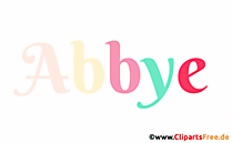 Abbye Mädchenname für Baby als Illustration
