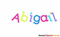 Abigail Vorname für Mädchen als animierte Gif-Datei