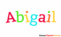 Abigail Vorname für Mädchen, Baby als Illustration