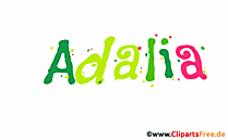 Adalia Vorname für Mädchen, Baby als Illustration