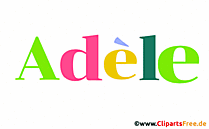 Adèle schöner Mädchenvorname für Baby als Bild