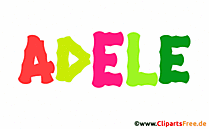 Adele Vorname - weibliche Vornamen als Gif-Bilder