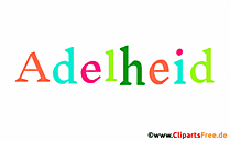 Adelheid Mädchenname für Baby als Illustration