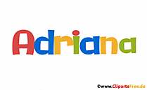 Adriana Name Gif Animation
