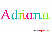 Adriana schöner Vorname für Mädchen als Bild