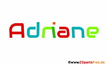 Adriane schöner Mädchenvorname für Baby als Bild